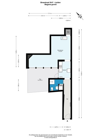 Breestraat 54-F - Leiden - Begane_grond - 2D.jpg